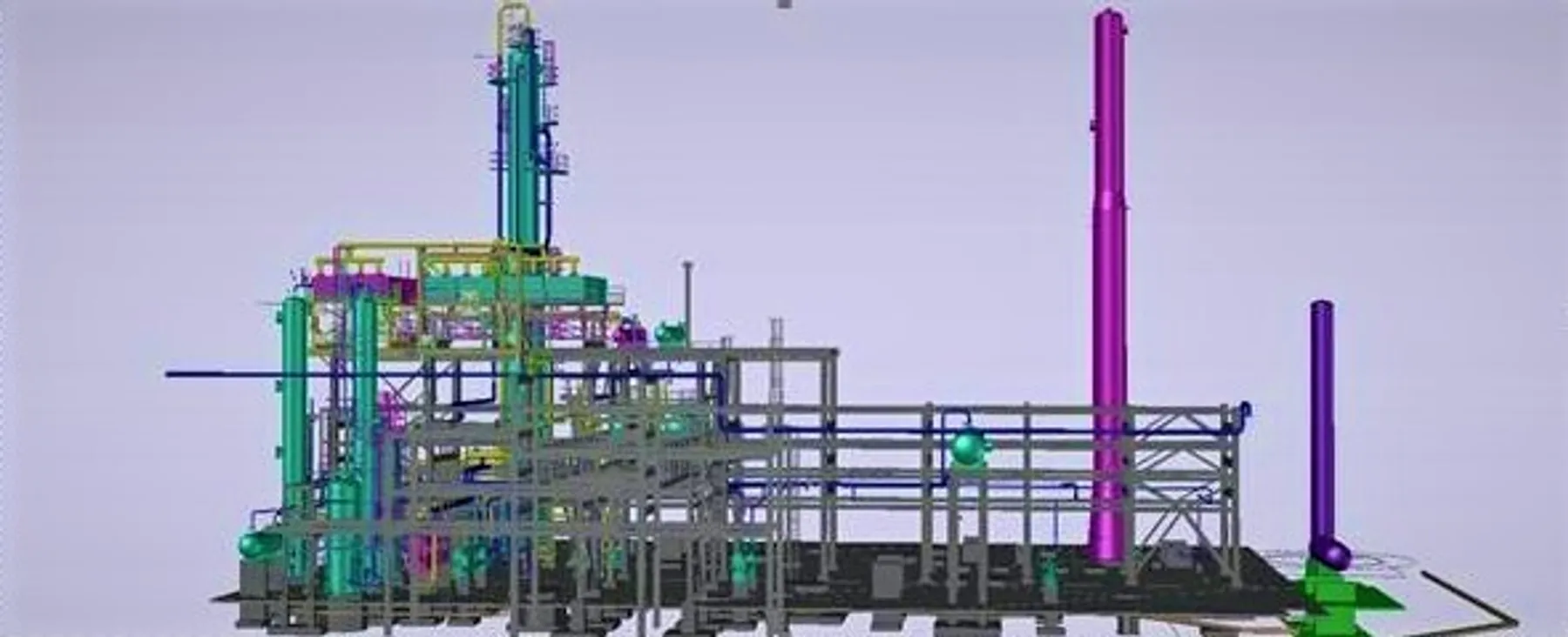 3 D model of LND Project Port Arthur Refinery 2