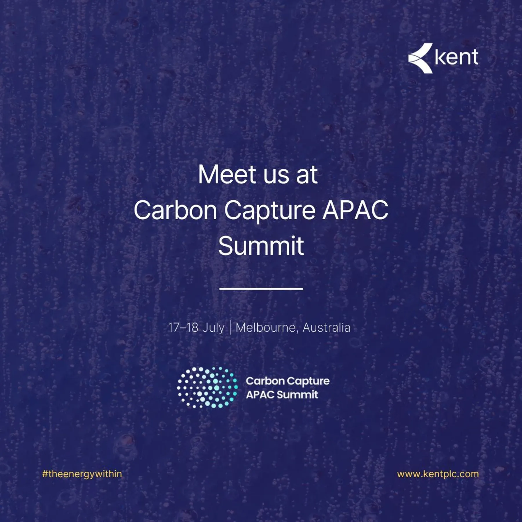 Carbon Capture APAC Summit Social Media Card