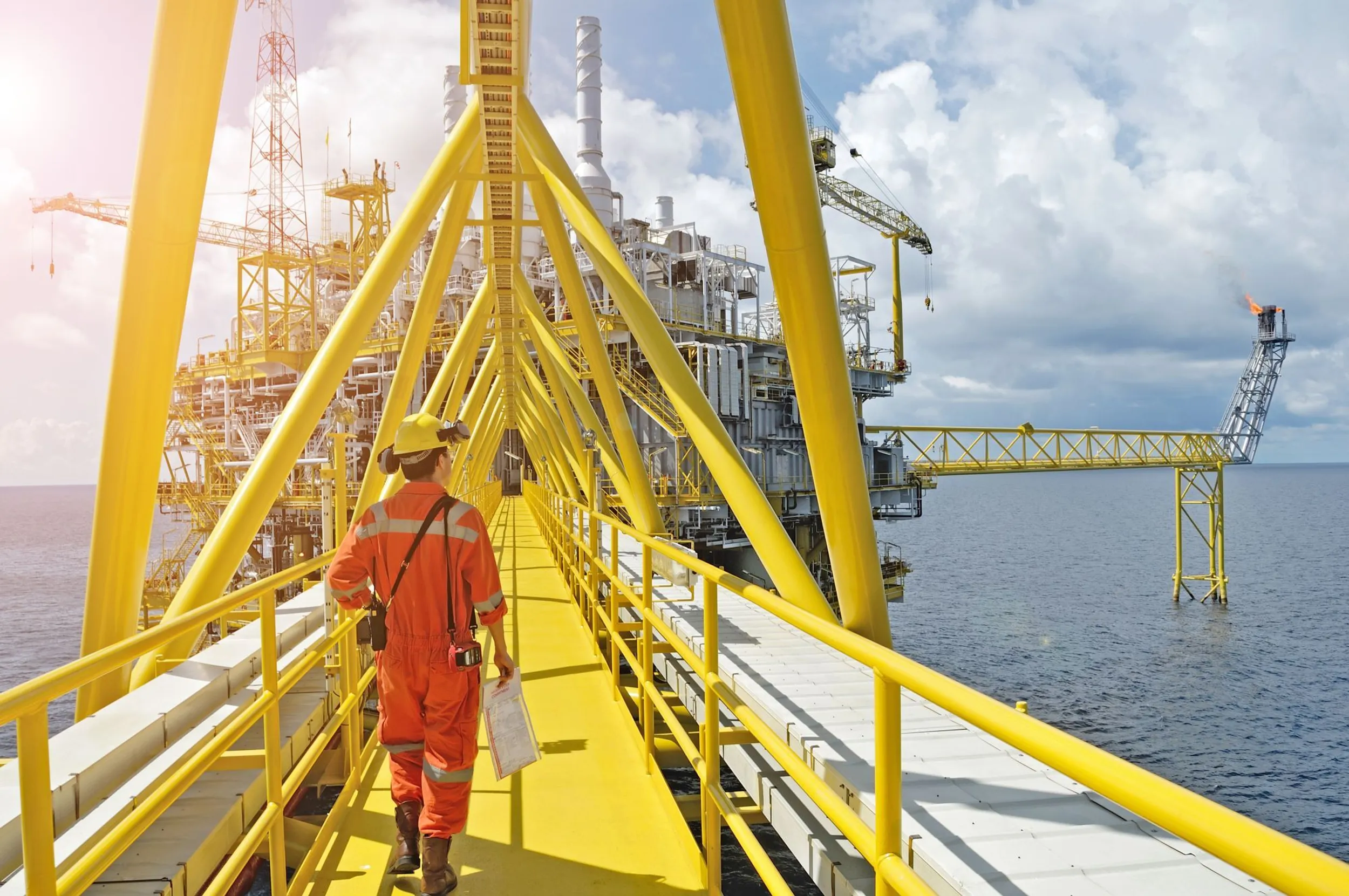 Worker on offshore platform 2