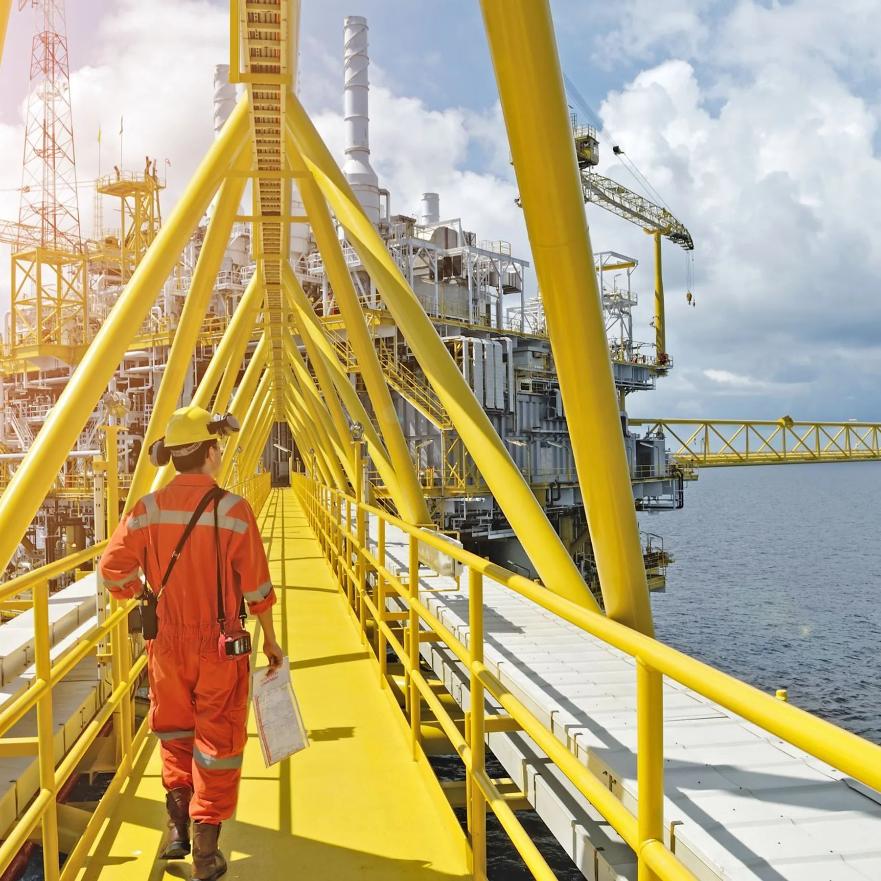 Worker on offshore platform 2